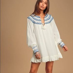 Free People Erin Embroidered Dress